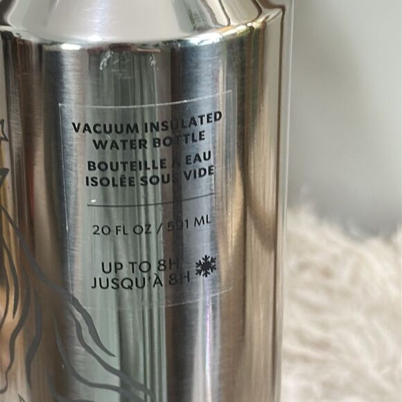 Starbucks Silver 50th Anniversary Mermaid Stainless Steel Water Bottle 20 oz - Picture 4 of 17